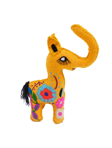 El Llamafante - Artisanal stuffed animal - Multicolor
